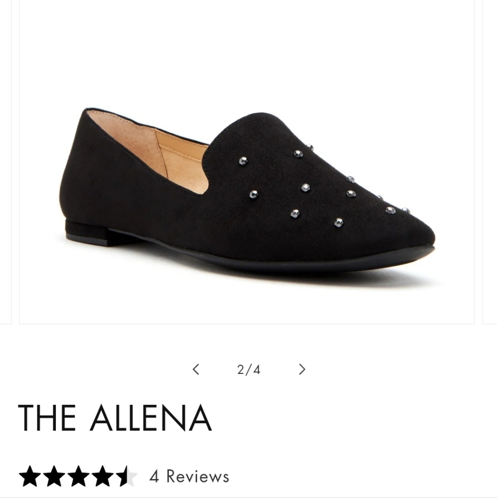 KATY PERRY Black Allena Flats